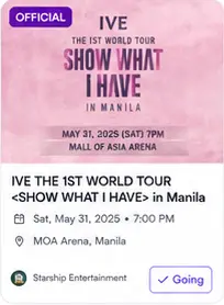 IVE THE 1ST WORLD TOUR <SHOW WHAT I HAVE> in Manila