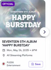 SEVENTEEN 5TH ALBUM ‘HAPPY BURSTDAY’